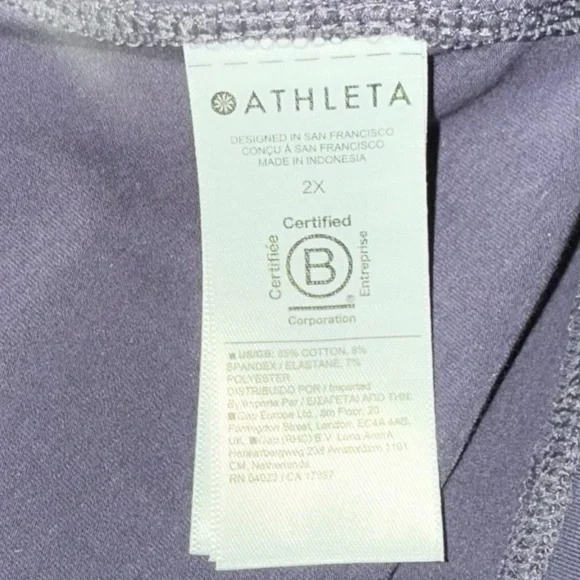NWT ATHLETA Outbound Tank Plus 2X Nightfall Purple - Picture 8 of 14